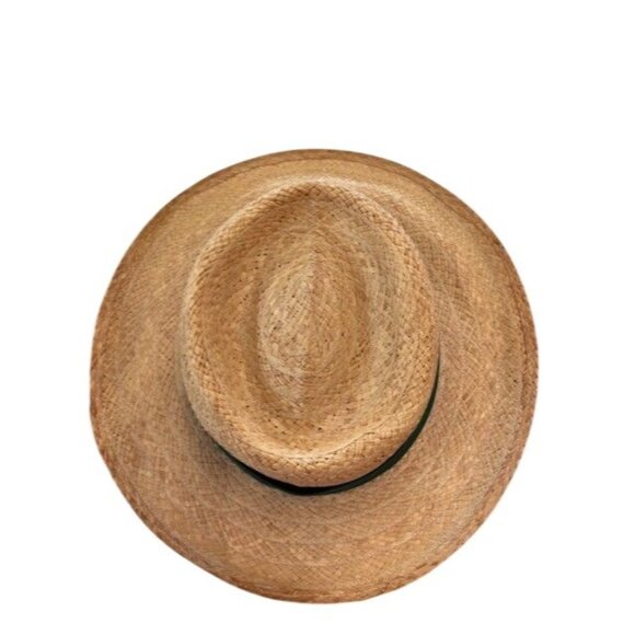 Masters Biltmore S/M Straw Hat With Green Band & Embroidered Logo - Picture 4 of 6